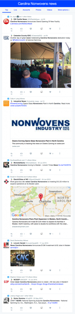 carolina-nonwovens-news-twitter-search